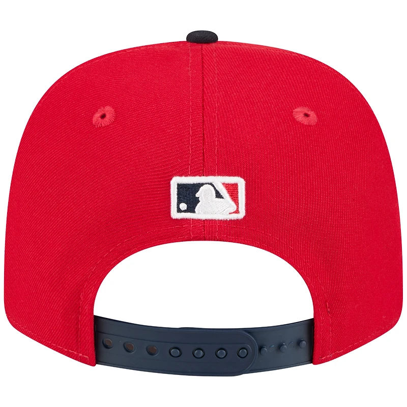 Casquette ajustable New Era rouge/marine Boston Red Sox 2026 Spring Training 9SEVENTY pour homme