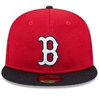 Casquette ajustée 59FIFTY Boston Red Sox 2025 Spring Training pour homme New Era rouge