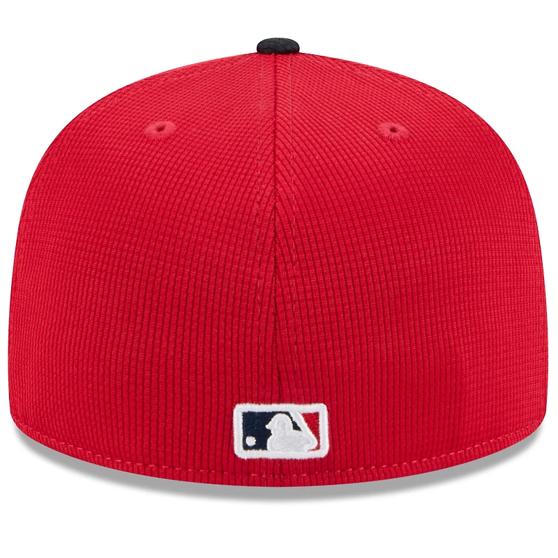 Casquette ajustée 59FIFTY Boston Red Sox 2025 Spring Training pour homme New Era rouge