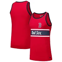 Débardeur Ringer en jersey rouge New Era des Red Sox de Boston pour hommes