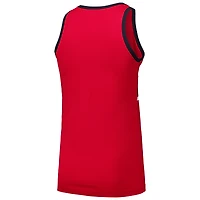 Men's New Era Red Boston Sox Jersey Ringer Tank Top