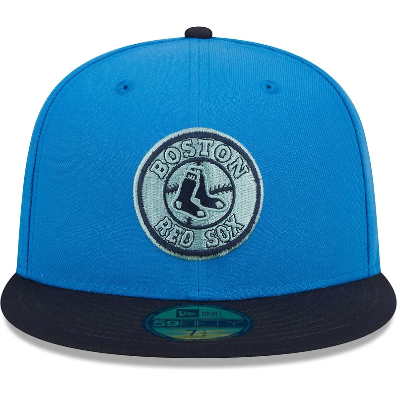 Casquette ajustée 59FIFTY Royal Boston Red Sox New Era pour homme