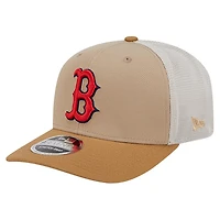 Casquette trucker ajustable New Era Stone Boston Red Sox 9SEVENTY pour homme