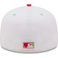 Casquette ajustée New Era Boston Red Sox 2004 World Series Strawberry Lolli 59FIFTY pour homme, blanc/corail