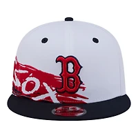 Casquette snapback New Era blanche Boston Red Sox 9FIFTY pour homme