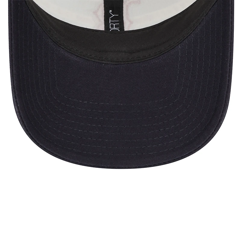 Casquette Snapback 9FORTY Team Stripe Trucker Boston Red Sox New Era pour homme, blanc/bleu marine