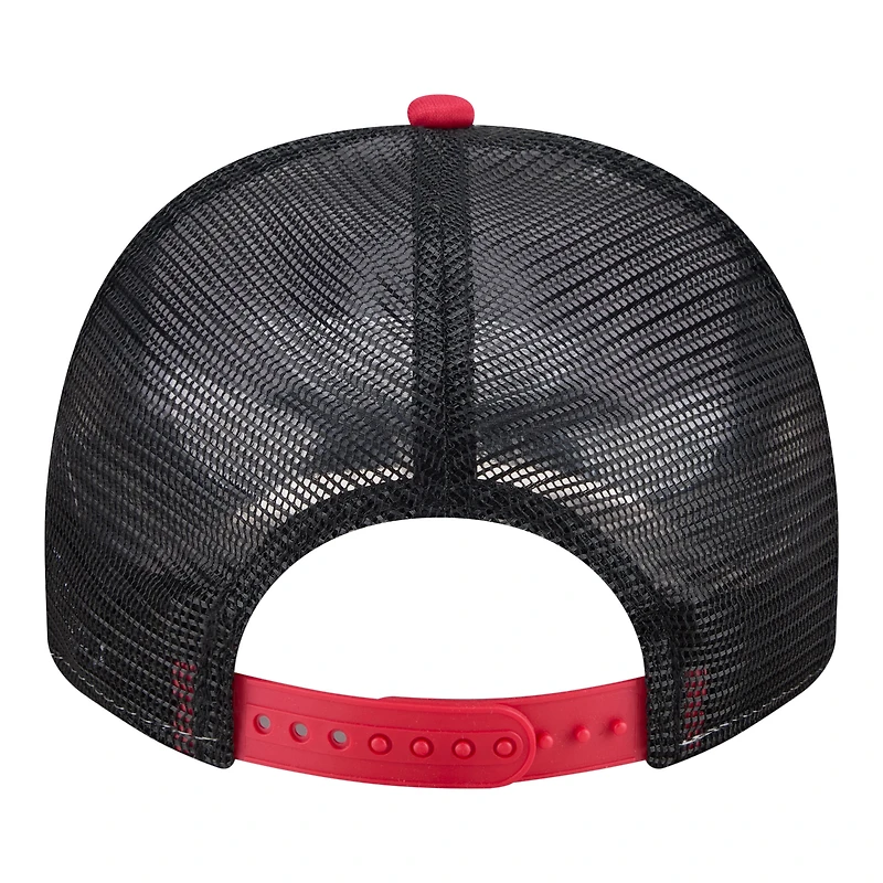 Casquette trucker New Era blanche et rouge Boston Red Sox Foodie A-Frame 9FIFTY pour homme