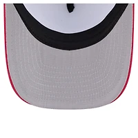 Men's New Era  White/Red Boston Red Sox Foodie A-Frame 9FIFTY Trucker Snapback Hat