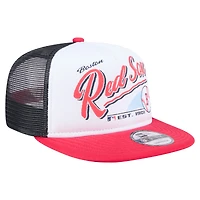 Casquette snapback New Era 9FIFTY blanche/rouge pour homme