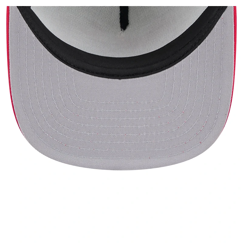 Men's New Era White/Red Boston Red Sox Retro Script Trucker 9FIFTY Snapback Hat