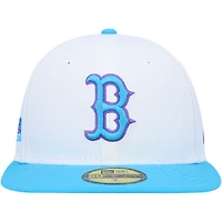 Casquette ajustée New Era Boston Red Sox 2007 World Series Vice 59FIFTY pour homme, blanche