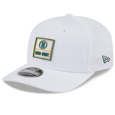 Men's New Era White Boston Red Sox 2025 City Connect Fan Pack 9SEVENTY Adjustable Hat