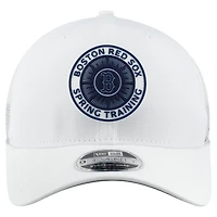 Men's New Era  White Boston Red Sox 2026 Spring Training Fan Pack 9SEVENTY Adjustable Trucker Hat
