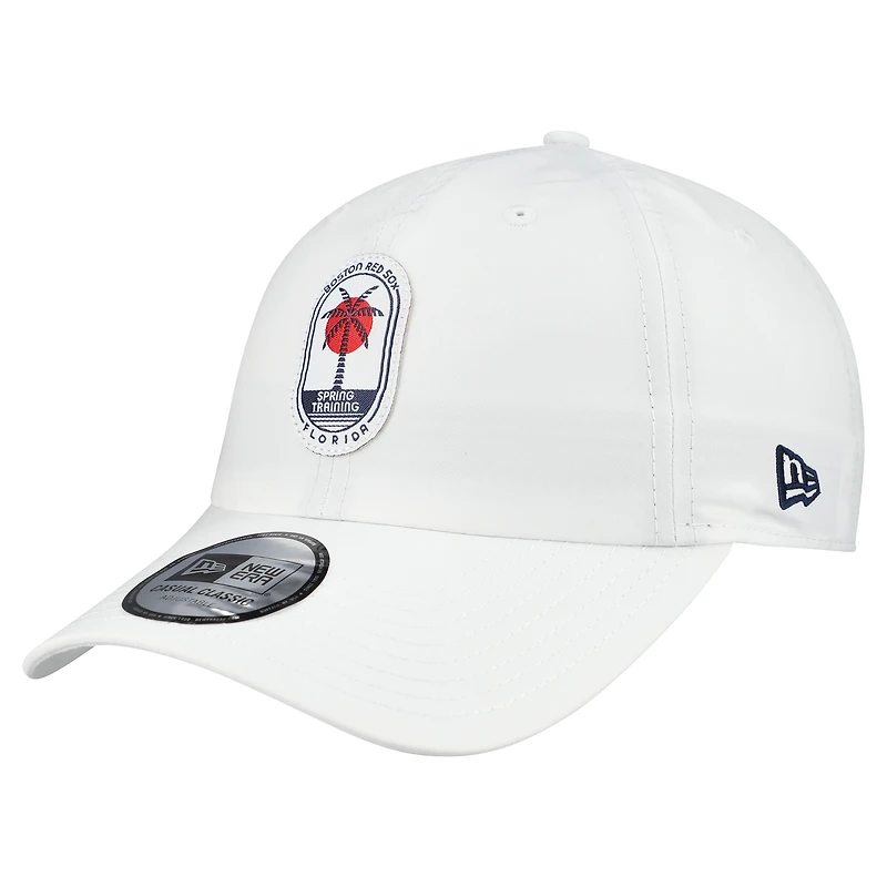 Casquette New Era blanche Boston Red Sox 2026 Spring Training Fan Pack Icon Casual Classic ajustable pour homme
