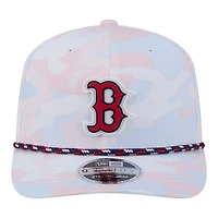 Men's New Era  White Boston Red Sox Camo Rope 9SEVENTY Adjustable Hat