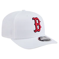 Casquette ajustable New Era blanche des Red Sox de Boston COOLERA 9SEVENTY pour homme