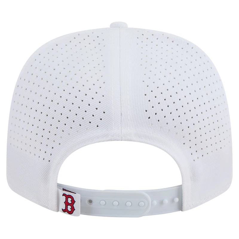 Casquette ajustable New Era blanche des Red Sox de Boston COOLERA 9SEVENTY pour homme