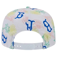 Men's New Era White Boston Red Sox Islander Golfer Snapback Hat