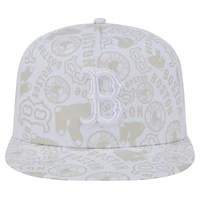 Casquette Snapback 9FIFTY Snapback A-Frame Trucker Dunes avec logo des Red Sox de Boston New Era pour hommes
