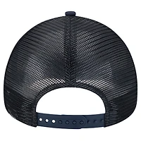 Men's New Era White Boston Red Sox Retro Wordmark 9FORTY A-Frame Trucker Adjustable Hat