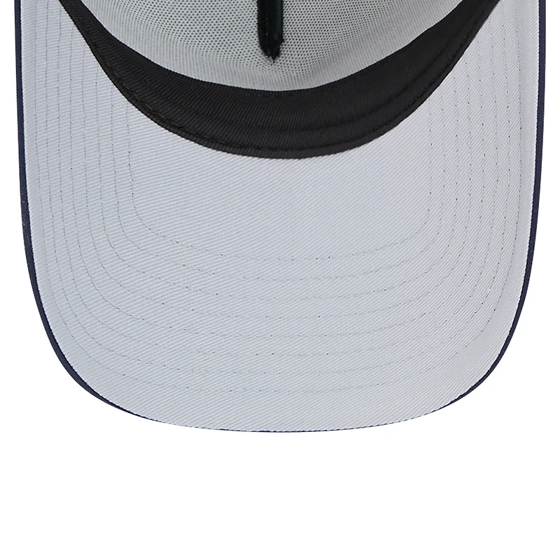 Men's New Era White Boston Red Sox Retro Wordmark 9FORTY A-Frame Trucker Adjustable Hat