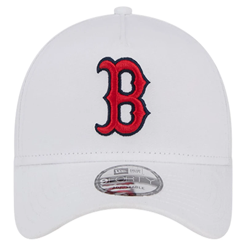 Casquette ajustable 9FORTY TC A-Frame New Era blanche des Red Sox de Boston pour hommes