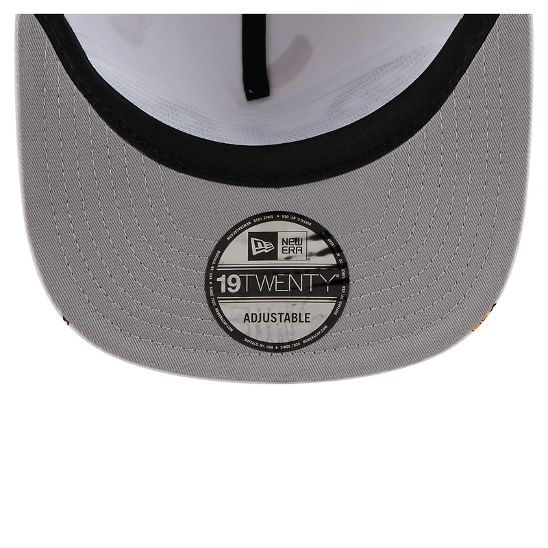 Men's New Era White Boston Red Sox Team Cheer Rope 19TWENTY Adjustable Hat