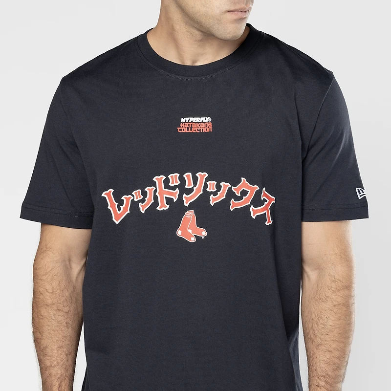 Men's New Era x Hyperfly Navy Boston Red Sox T-Shirt