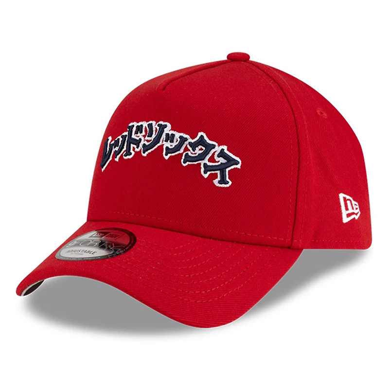 Casquette ajustable A-Frame 9FORTY rouge New Era x Hyperfly pour homme des Boston Red Sox