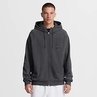 Men's Nike Anthracite Boston Red Sox Authentic Collection Player Raglan Dri-FIT Full-Zip Hoodie