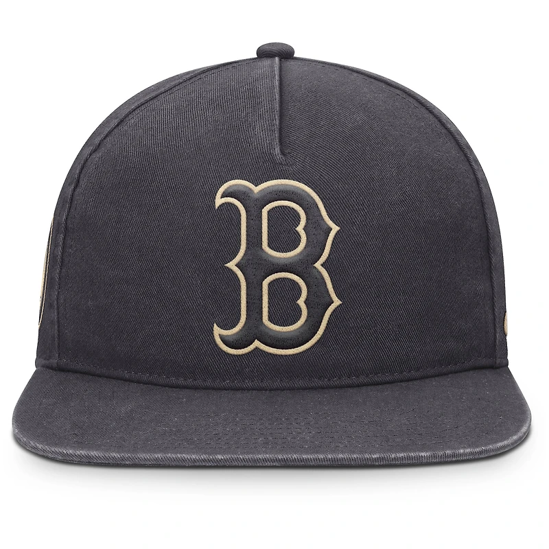 Casquette ajustable Nike Monotone Pro Boston Red Sox Anthracite pour homme