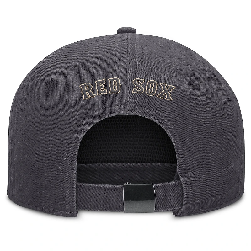 Casquette ajustable Nike Monotone Pro Boston Red Sox Anthracite pour homme