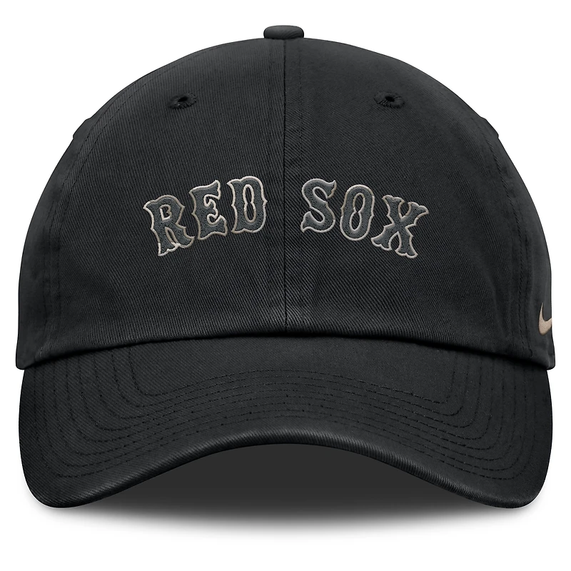 Men's Nike Black Boston Red Sox Camo Pack Club Adjustable Hat