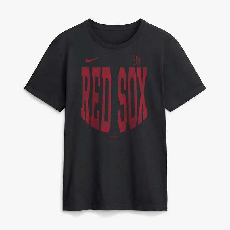 Men's Nike Black Boston Red Sox Camo Velocity Victor T-Shirt