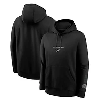 Sweat à capuche en molleton Nike noir Boston Red Sox Fashion Club pour homme