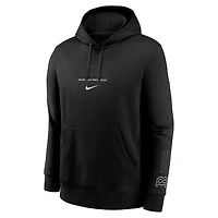 Sweat à capuche en molleton Nike noir Boston Red Sox Fashion Club pour homme