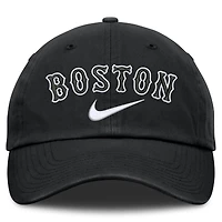 Men's Nike  Black Boston Red Sox Primetime Club Adjustable Hat