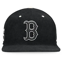 Men's Nike  Black Boston Red Sox Pro Corduroy Structured Snapback Hat