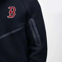 Men's Nike Black Boston Red Sox Tech Fleece Raglan Full-Zip Windrunner Hoodie