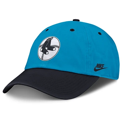 Casquette ajustable Nike Boston Red Sox Neon 90s Club bleu/bleu marine pour homme