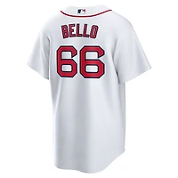 Maillot réplique à domicile des Red Sox de Boston pour homme Nike Brayan Bello blanc