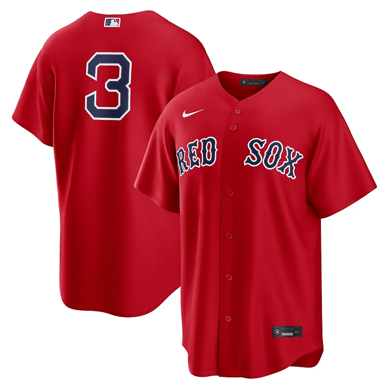 Men's Nike Ceddanne Rafaela Red Boston Sox Alternate Replica Jersey