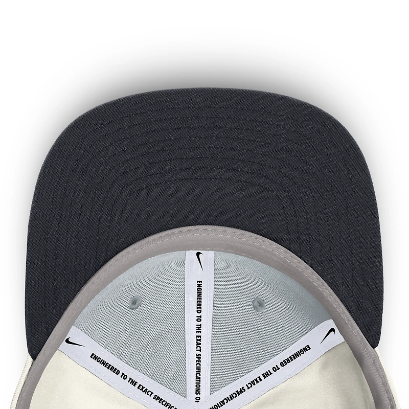 Casquette Nike crème/marine Boston Red Sox Cooperstown Pro Dri-FIT Snapback pour homme