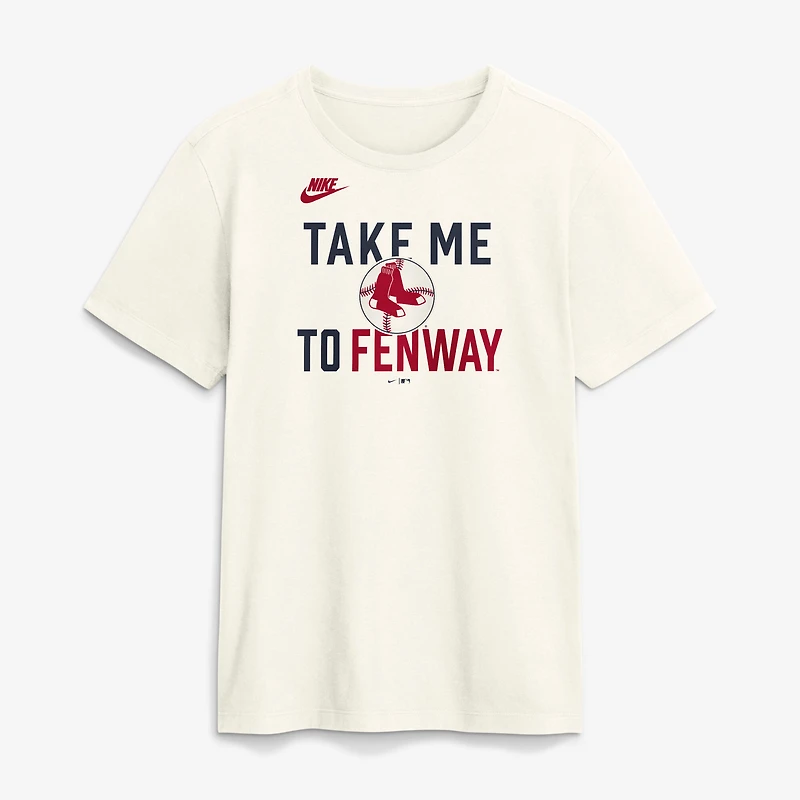 T-shirt Nike crème pour homme, collection Boston Red Sox Cooperstown, inspiré des années 70