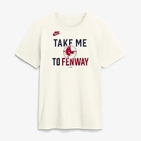 T-shirt Nike crème pour homme, collection Boston Red Sox Cooperstown, inspiré des années 70