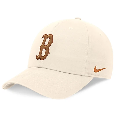 Casquette ajustable Nike Dunk Club Boston Red Sox crème pour homme