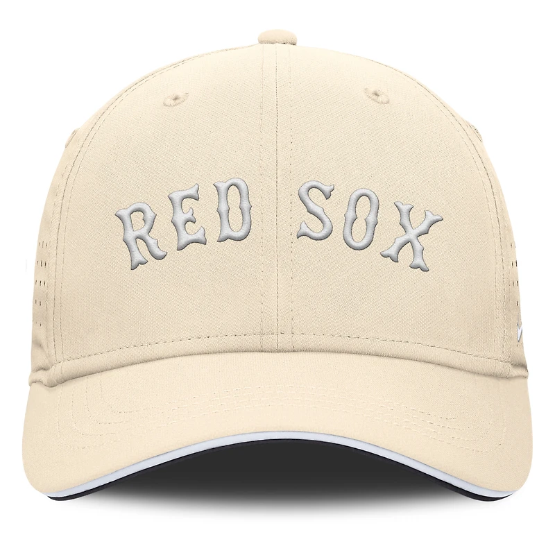 Men's Nike  Cream Boston Red Sox Rise Performance Flex Hat