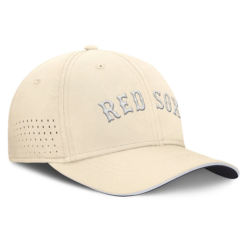 Men's Nike  Cream Boston Red Sox Rise Performance Flex Hat