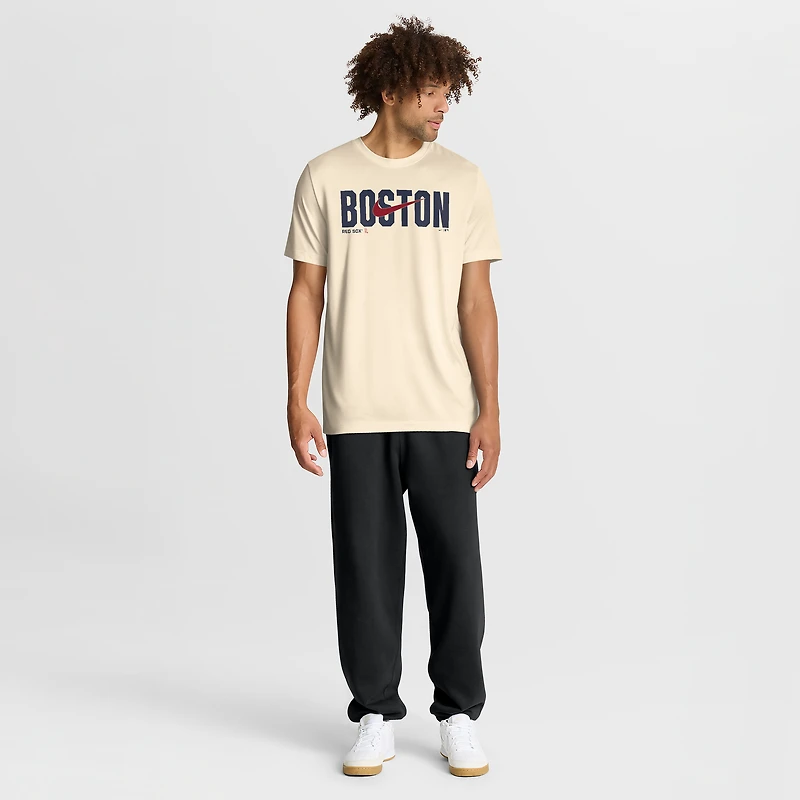 Men's Nike Heather Gray Boston Red Sox Swoosh Legend Dri-FIT T-Shirt