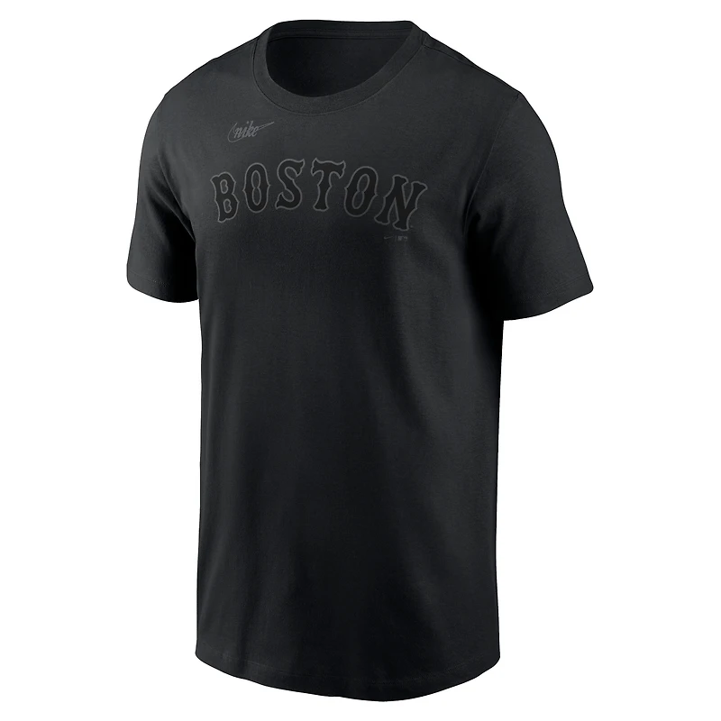 T-shirt avec nom et numéro Nike David Ortiz pour homme, noir, Boston Red Sox